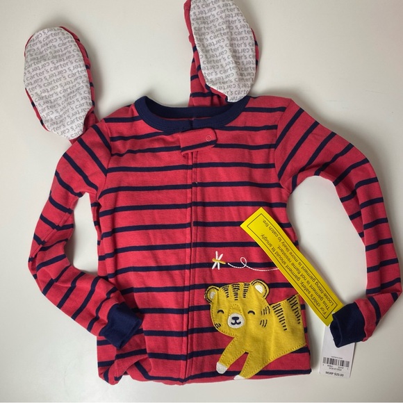 Carter's Pajamas Bundle Size 4T Zipper One Piece - Picture 5 of 6